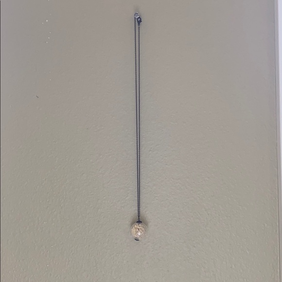 Baby’s Breath Glass Orb Pendant Necklace - Picture 4 of 4